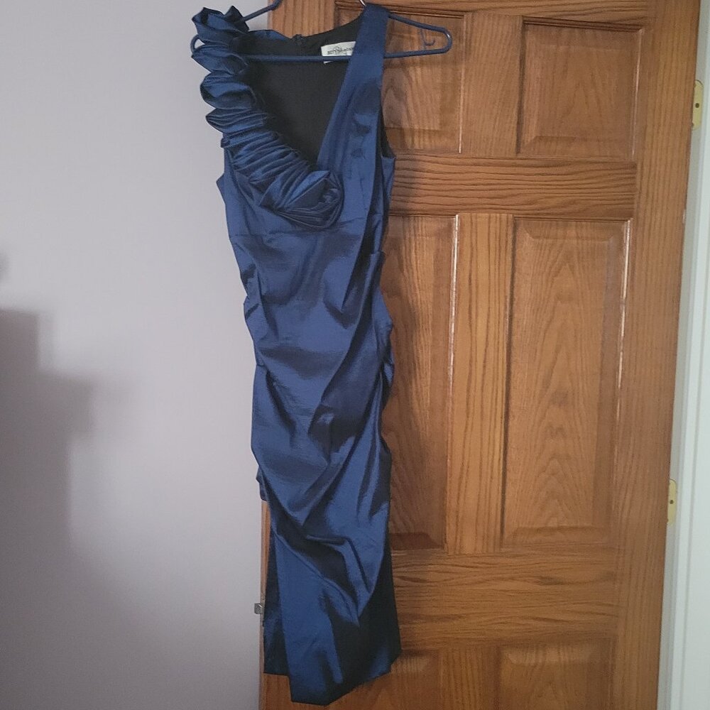 Betsy and Adam midi occasion dress